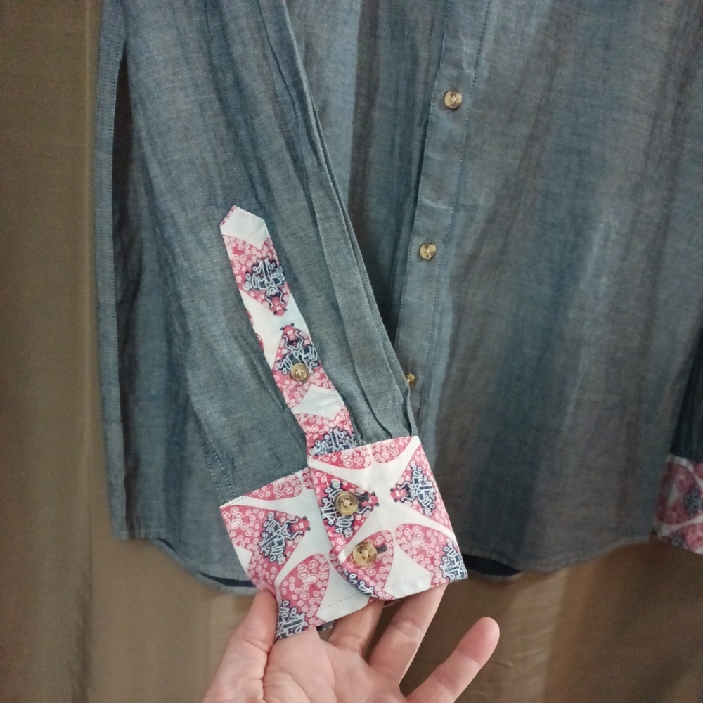 Rock Roll -n- Soul Button Up Blouse Medium - Picture 3 of 6